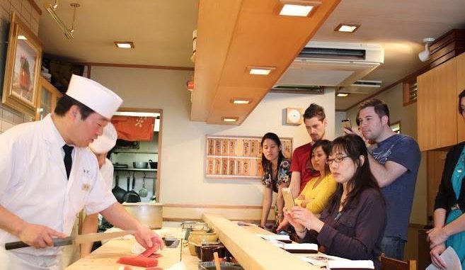 about japanize- sushi Ginza Tokyo